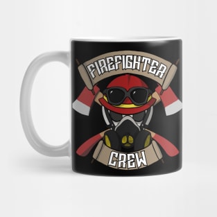 Firefighters crew Jolly Roger pirate flag Mug